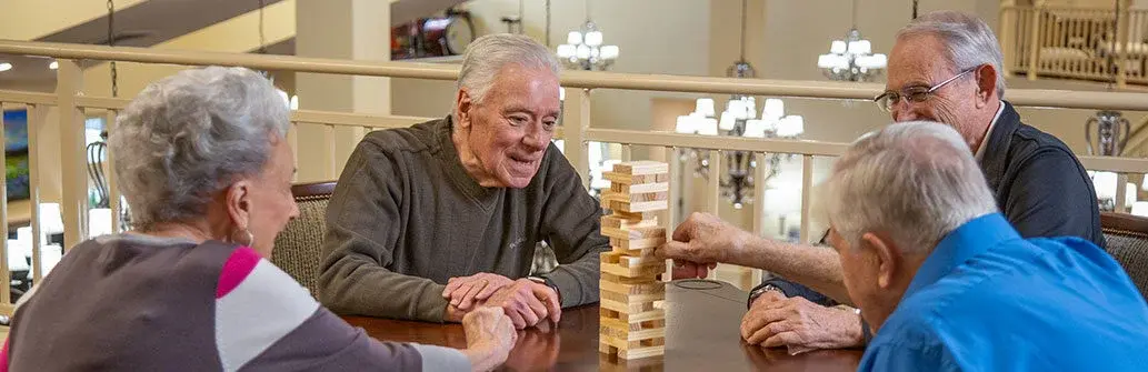 Belmont Gardens hawthorn senior living seniors playing games