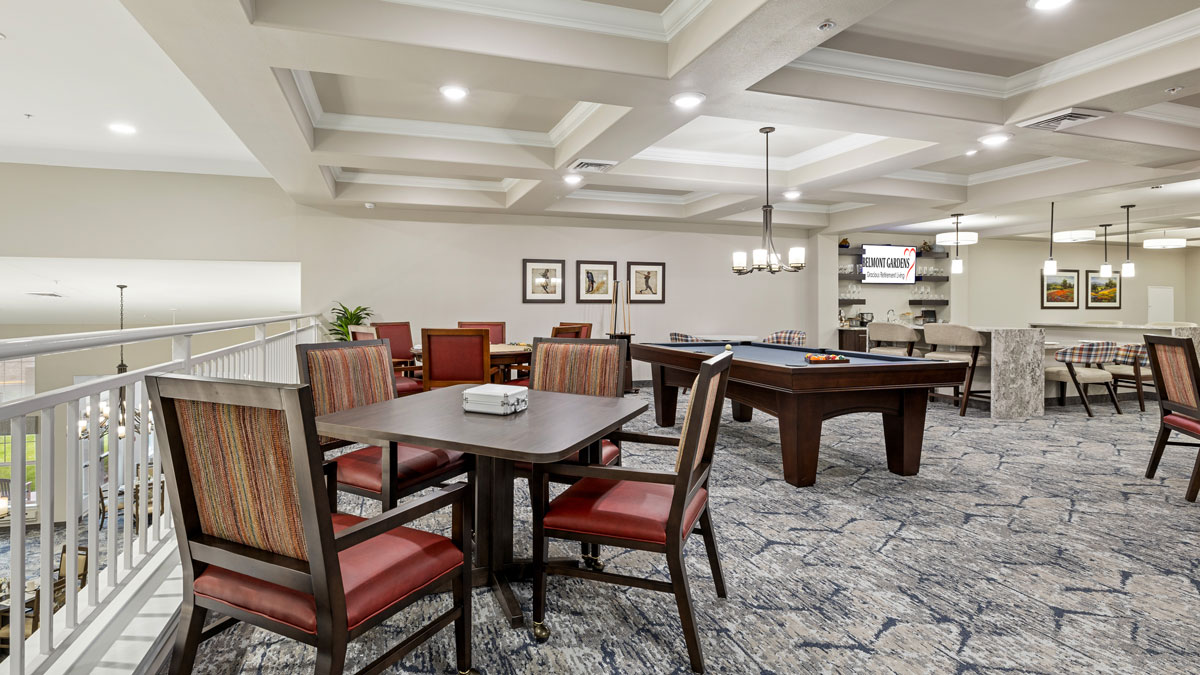 Belmont Gardens game room