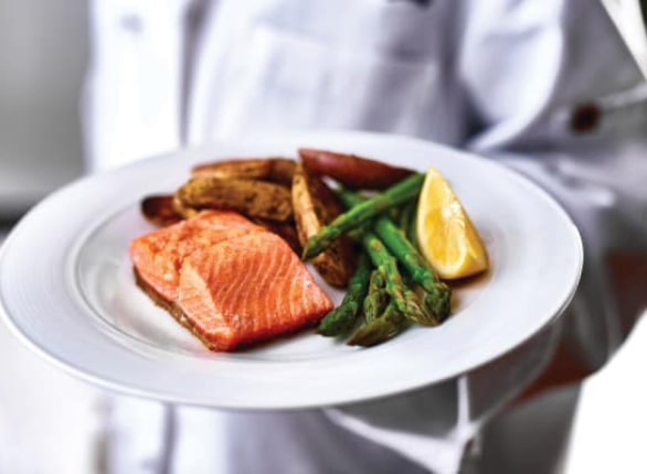 Belmont Gardens salmon dish