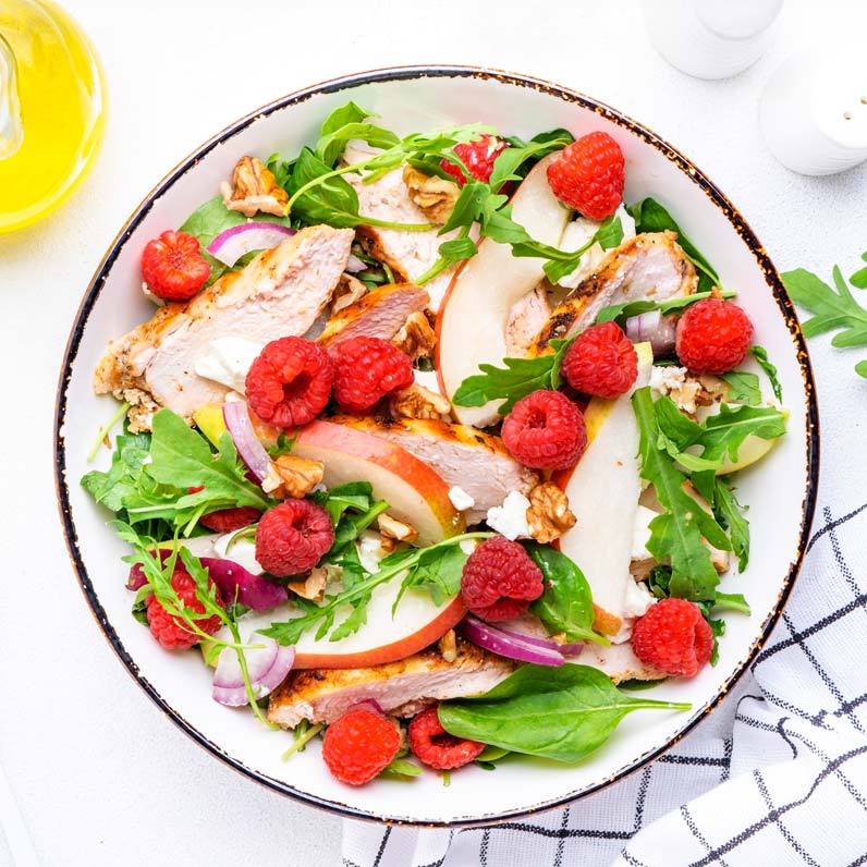 Belmont Gardens chicken salad with fruit